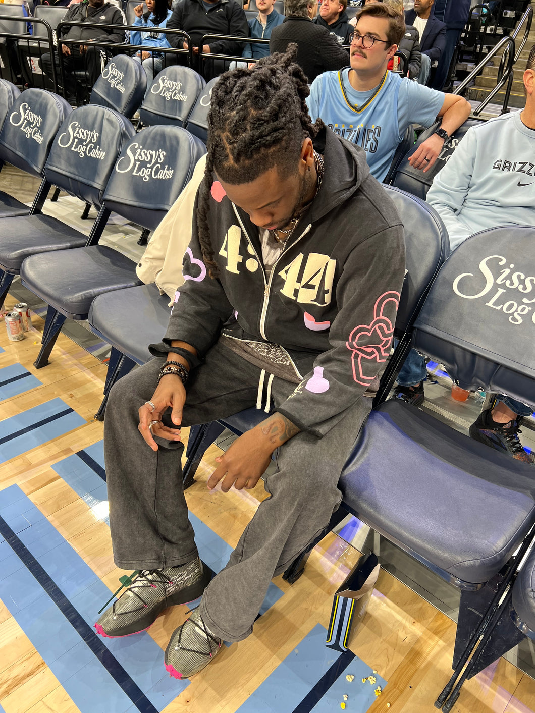 Custom Hearts 2way Zip Sweatsuit (14 OZ)