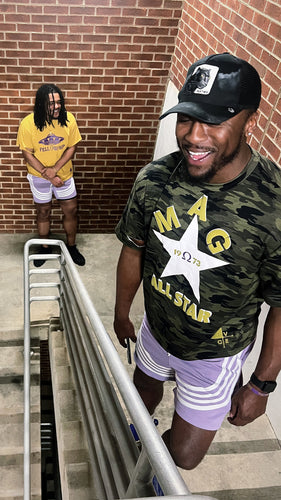 4 Striped Lilac Shorts